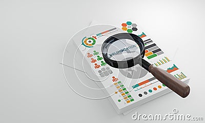 IMPLEMENTATION, web technology concept. Business, Technology, Internet and network concept Stock Photo