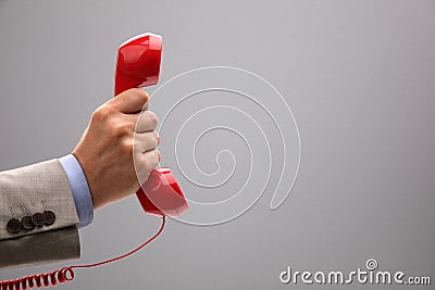 Important call Stock Photo