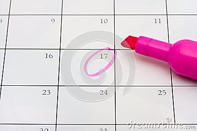 Important Date Stock Photo