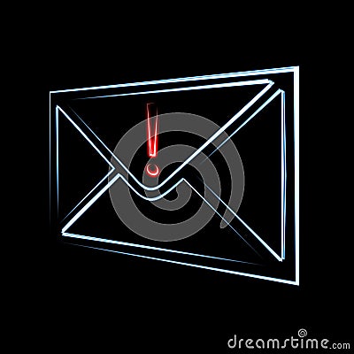 Important email message Stock Photo