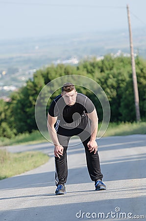 Important workout for healthy life Stock Photo