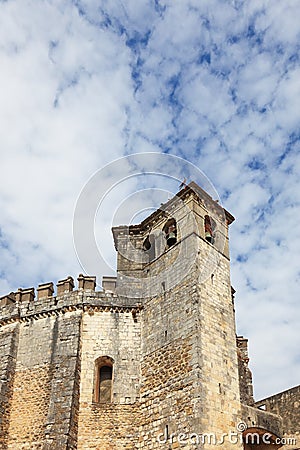 The imposing medieval castle Stock Photo