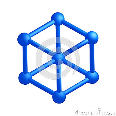 Impossible cube Stock Photo