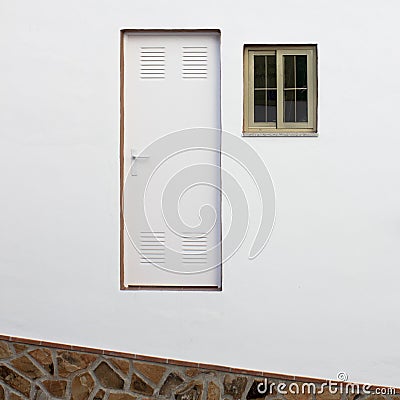 Impossible door Stock Photo