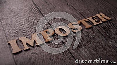 Impostor Syndrome, Mental Health Words Quotes Concept Stock Photo