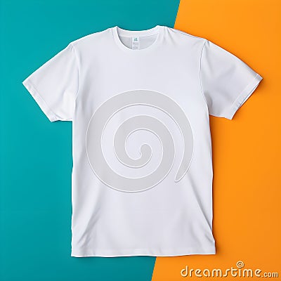 Impress your clients with stunning mockup of t-shirt design Stock Photo