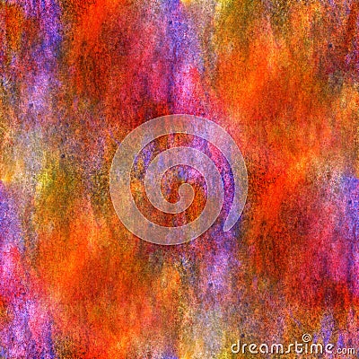 Impressionism artist orange, red, blue, yellow Stock Photo