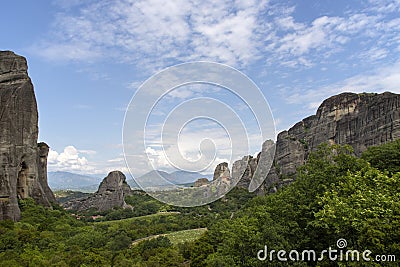 Meteora monasteries Stock Photo