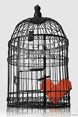 Imprisoned Heart Stock Photo