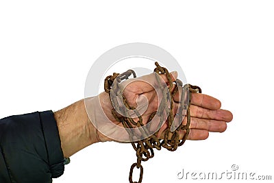 Imprisonment chain Stock Photo