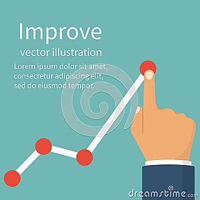 Improve business concept Vector Illustration