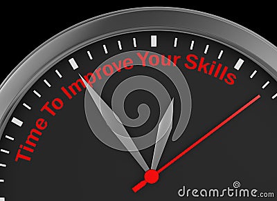 improve your skills Stock Photo