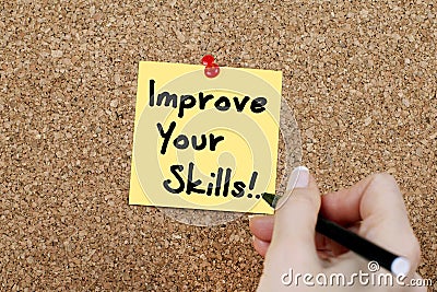 Improve your skills Stock Photo