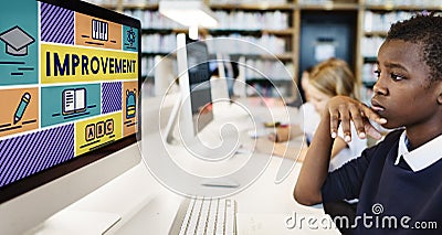 Improvement Advance Motivation Potential Education Concept Stock Photo