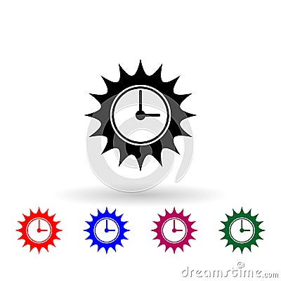 Imsak multi color icon. Simple thin line, outline of ramadan icons for ui and ux, website or mobile application Stock Photo