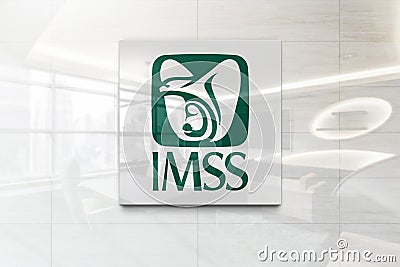 Imss 1 on iphone realistic texture Editorial Stock Photo