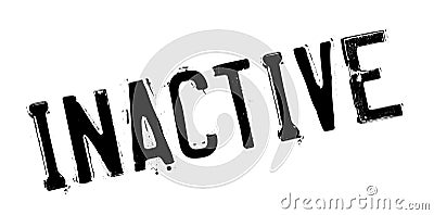 Inactive rubber stamp Stock Photo