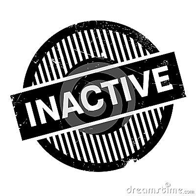 Inactive rubber stamp Stock Photo