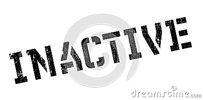 Inactive rubber stamp Stock Photo