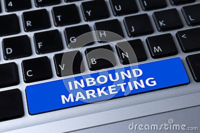 INBOUND MARKETING Stock Photo