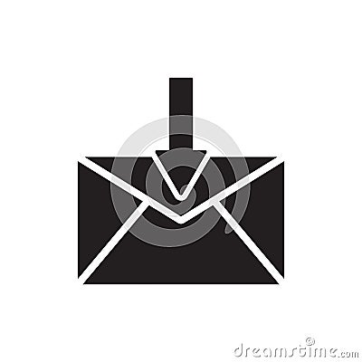 inbox icon vector Vector Illustration