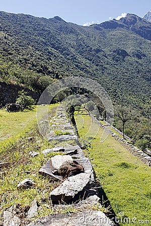 Inca ruins of Choquequirao. Stock Photo