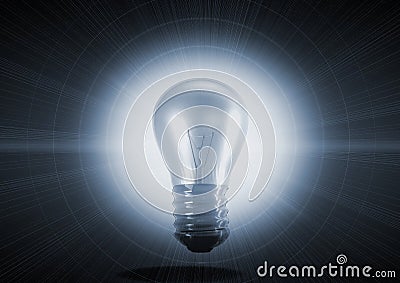 Incandescent light bulb Stock Photo