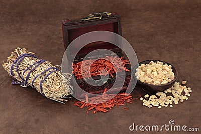 Incense Selection Stock Photo