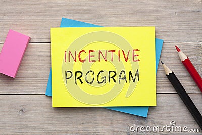 Incentive Program Concept Stock Photo