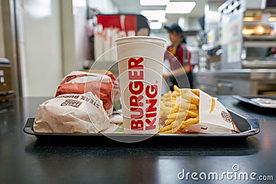 Burger King Editorial Stock Photo