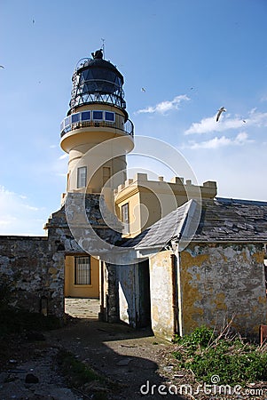 Inchkeith Lighthouse Stock Photo