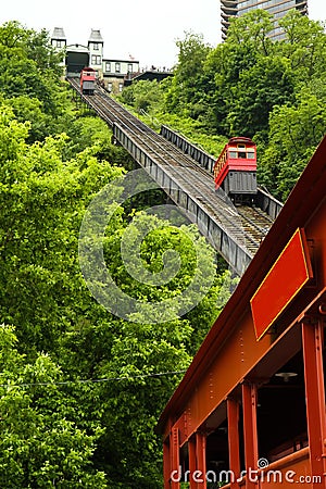 Incline transport Stock Photo