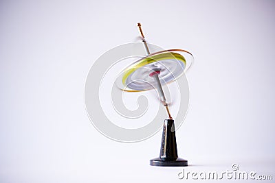 Inclining gyroscope Stock Photo