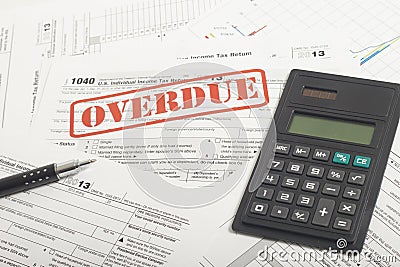 Income Taxes Stock Photo