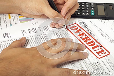 Income Taxes Editorial Stock Photo