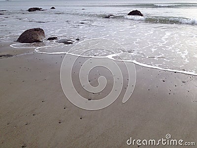 Incoming tide Stock Photo