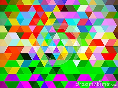 An incomparable geometric designing pattern of triangles Stock Photo