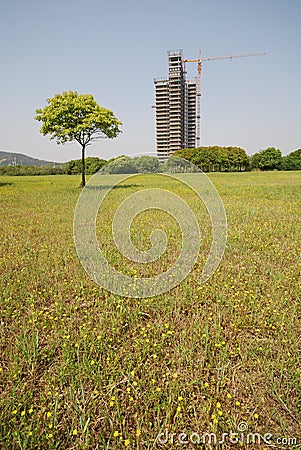 Incomplete Building Stock Photo