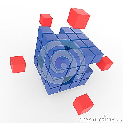 Incomplete Puzzle Showing Finishing Or Completion Stock Photo