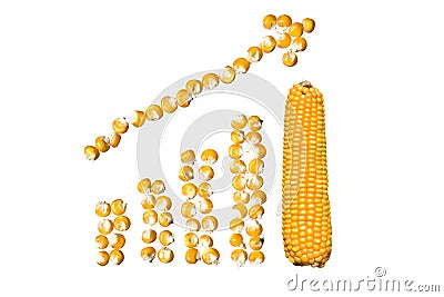 Increase corn Stock Photo