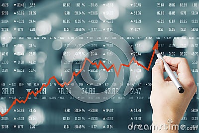 Increase, growth and invest concept Stock Photo