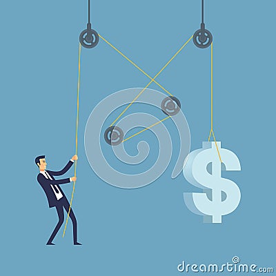 Increasing Sales and Revenues Vector Illustration Vector Illustration