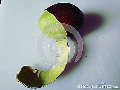 An incredible green and healthy avocado Stock Photo
