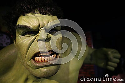 The Incredible Hulk portrait Editorial Stock Photo