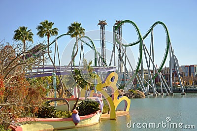 Incredible Hulk in Universal Orlando, FL, USA Editorial Stock Photo