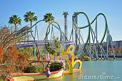 Incredible Hulk in Universal Orlando, FL, USA Editorial Stock Photo