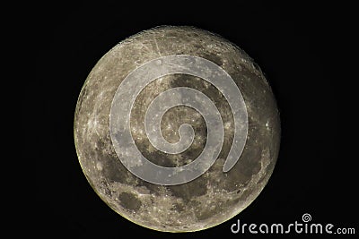 The incredible and mistery moon Stock Photo