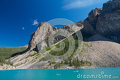 Incredible Moraine Lake Stock Photo