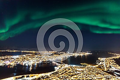Tromso in Northern Norway Stock Photo