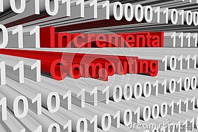 Incremental computing Cartoon Illustration